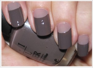 3. half moon manicures