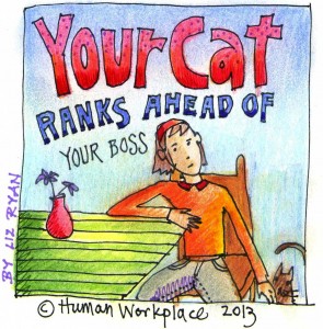 your cat ranks ahead of your boss (2)