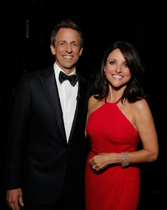 "Seth Meyers, Julia-Louis Dreyfus"