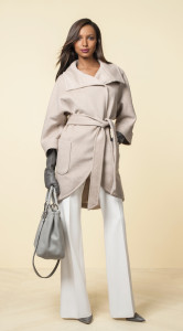 Look1_Dolman Sleeve Wrap Coat (248), Liv Flare Leg Trouser (98)